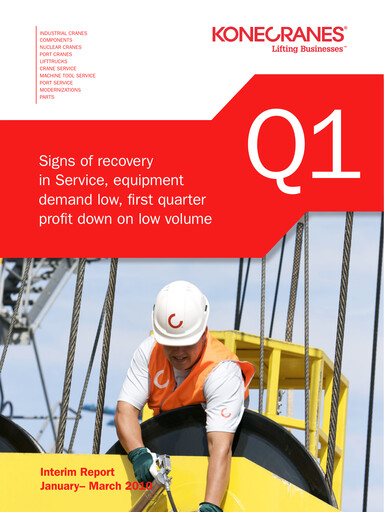 Thumbnail Konecranes
 Quarterly Report 2010-q1