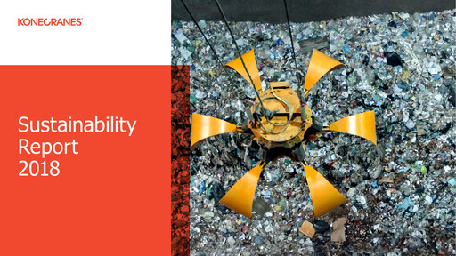 Thumbnail Konecranes
 Sustainability Report 2018