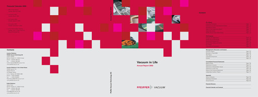 Thumbnail Pfeiffer Vacuum Annual Report 2002