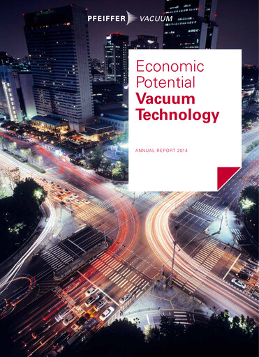 Thumbnail Pfeiffer Vacuum Annual Report 2014
