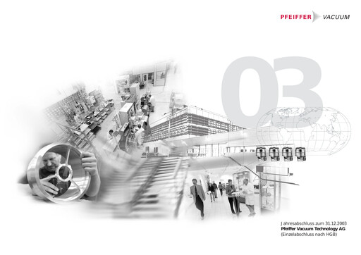 Thumbnail Pfeiffer Vacuum Financial Statement 2003