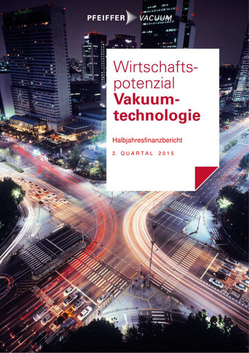 Thumbnail Pfeiffer Vacuum Half-year Report 2015-h1