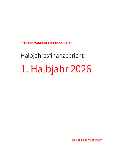 Thumbnail Pfeiffer Vacuum Half-year Report 2026-h1