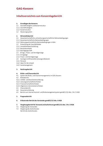 Thumbnail GAG Immobilien Financial Report 2014