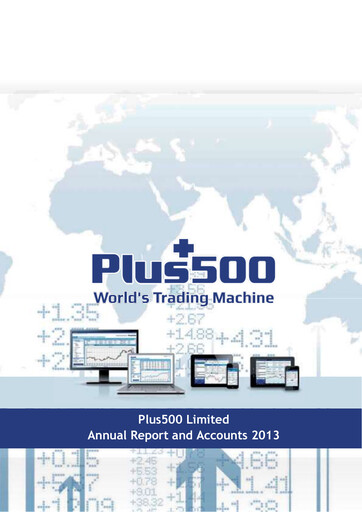 Thumbnail Plus500 Annual Report 2013