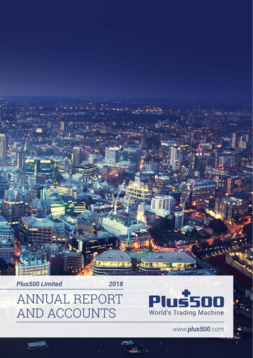 Thumbnail Plus500 Annual Report 2018