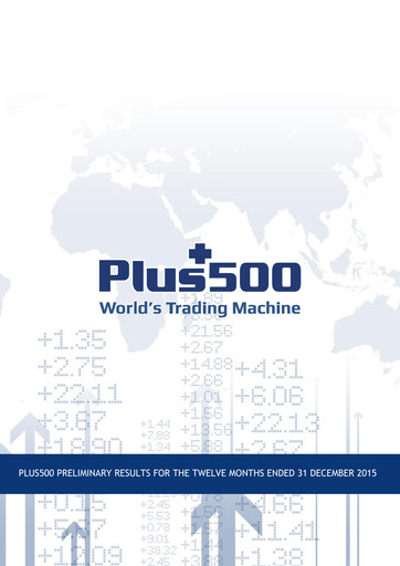 Miniature Plus500 Rapport financier 2015