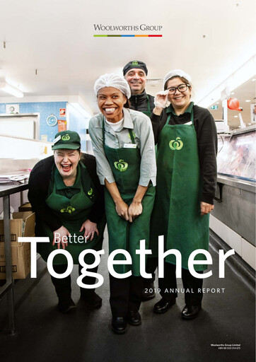 Thumbnail Woolworths Group Annual Report 2019