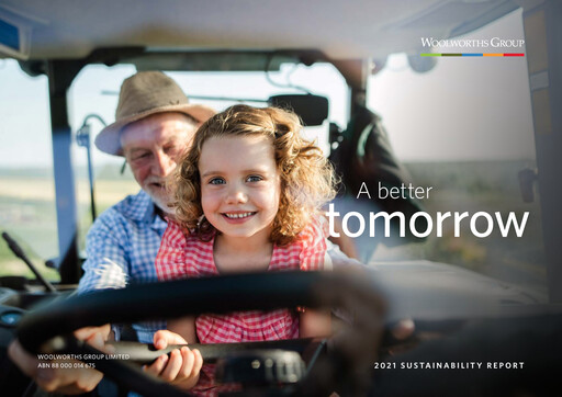 Thumbnail Woolworths Group Sustainability Report 2021