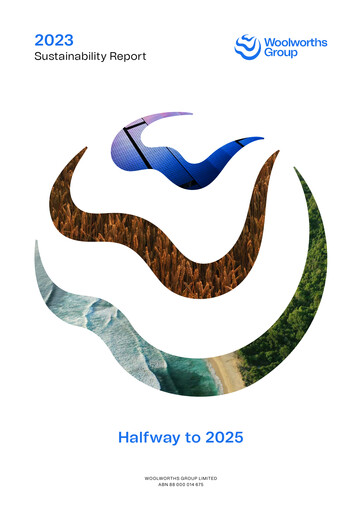 Thumbnail Woolworths Group Sustainability Report 2023