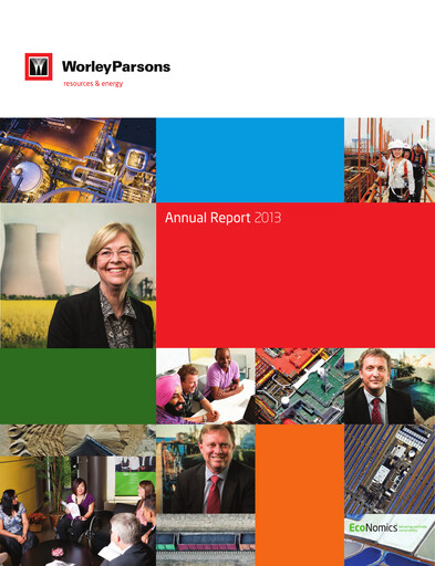 Miniature Worley Rapport annuel 2013
