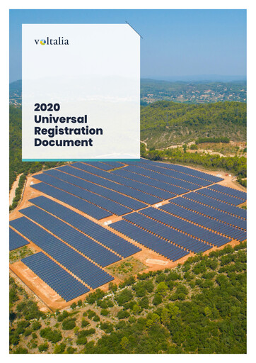 Vorschaubild Voltalia Universelles Registrierungsdokument 2020