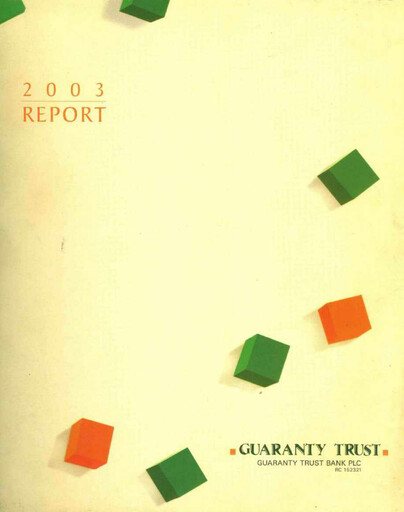 Thumbnail Guaranty Trust Bank
 Annual Report 2003