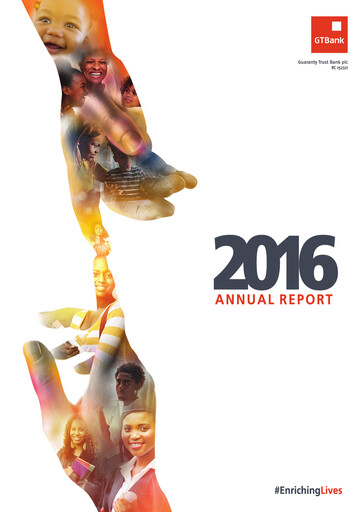 Thumbnail Guaranty Trust Bank
 Annual Report 2016