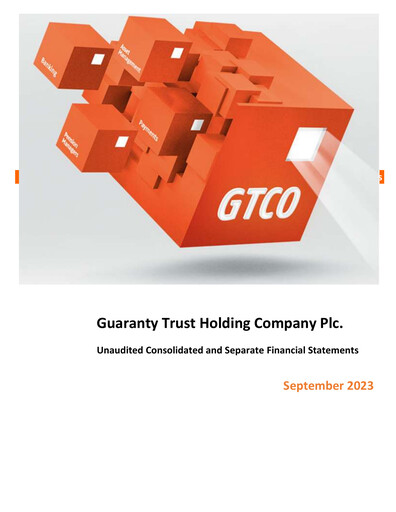 Thumbnail Guaranty Trust Bank
 Quarterly Report 2023-q3