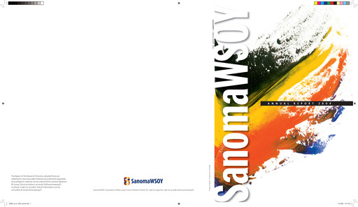 Thumbnail Sanoma
 Annual Report 2004