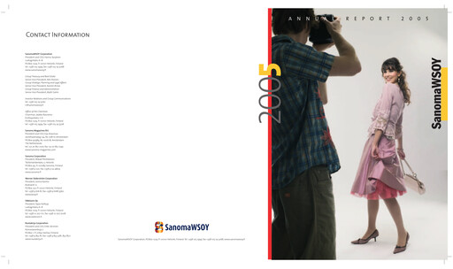 Thumbnail Sanoma
 Annual Report 2005