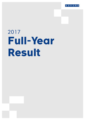 Thumbnail Sanoma
 Financial Report 2017