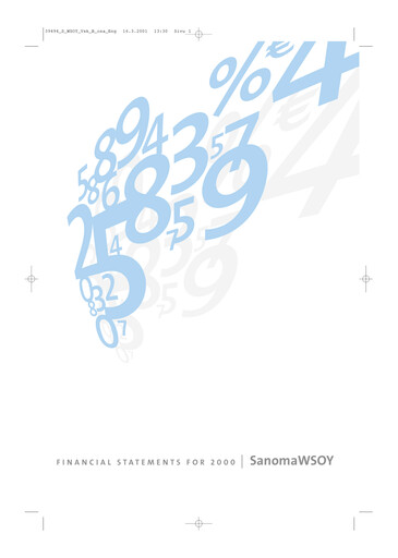 Vorschaubild Sanoma
 Finanzmitteilung 2000