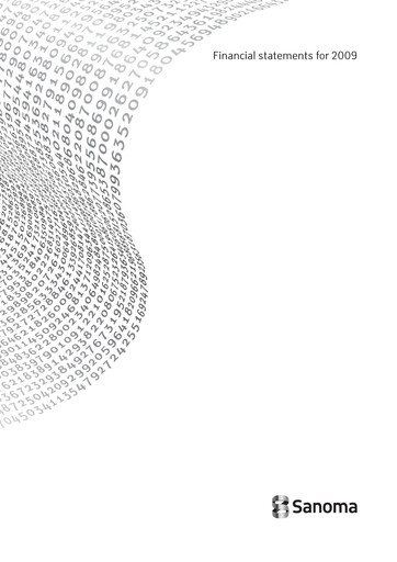 Vorschaubild Sanoma
 Finanzmitteilung 2009