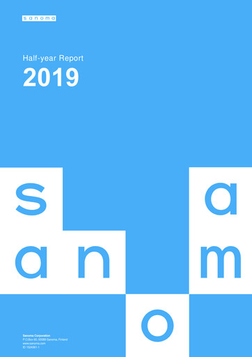 Thumbnail Sanoma
 Half-year Report 2019-h1