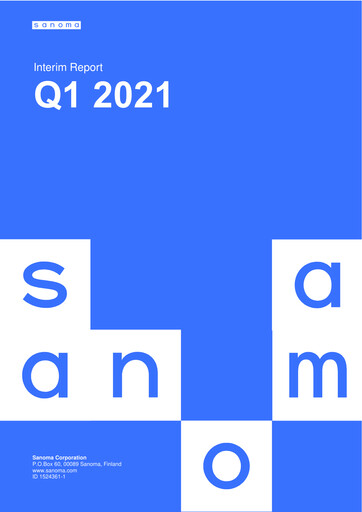 Thumbnail Sanoma
 Quarterly Report 2021-q1
