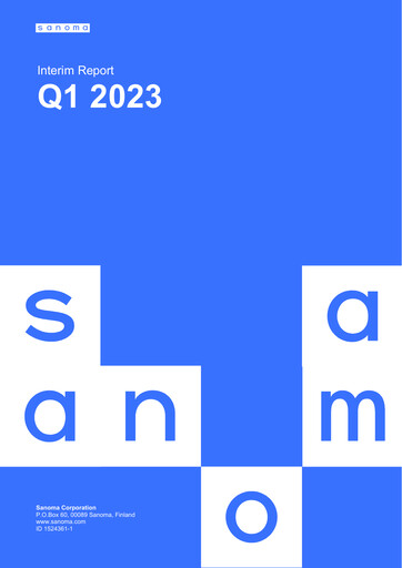 Thumbnail Sanoma
 Quarterly Report 2023-q1