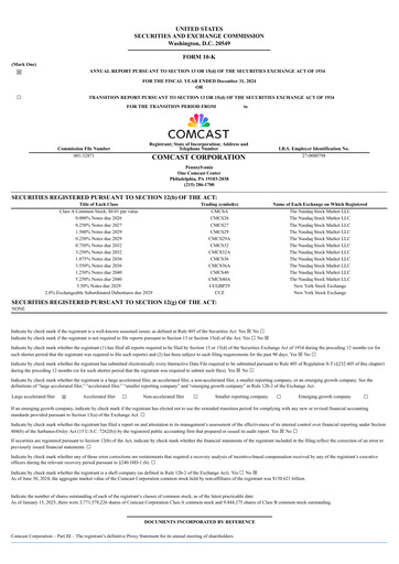 Thumbnail Comcast Annual Report 2024