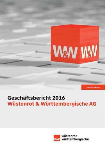 Miniature Wüstenrot & Württembergische Rapport annuel 2016