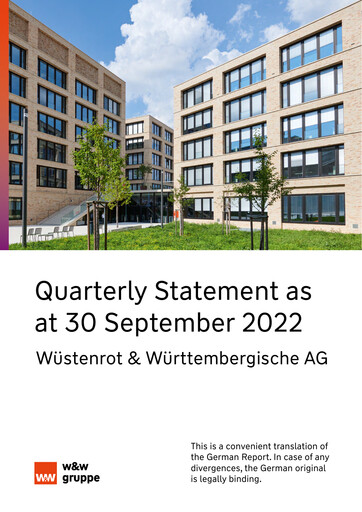 Thumbnail Wüstenrot & Württembergische Quarterly Report 2022-q3