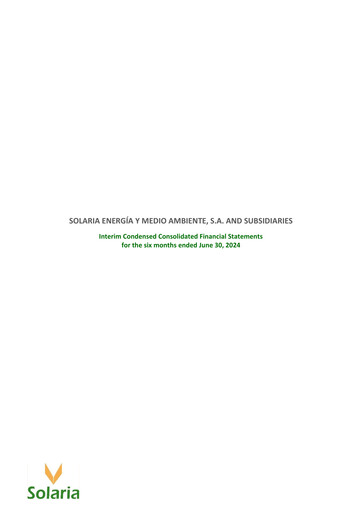 Thumbnail Solaria Energía Financial Statement 2024-h1