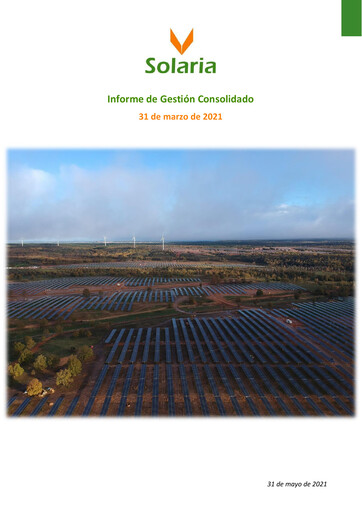 Thumbnail Solaria Energía Quarterly Report 2021-q1