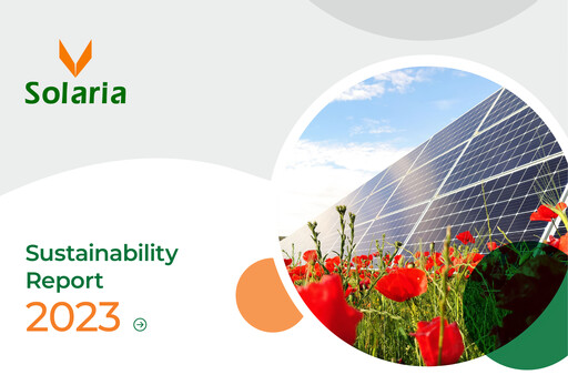 Thumbnail Solaria Energía Sustainability Report 2023