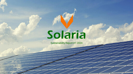 Thumbnail Solaria Energía Sustainability Report 2024-h1