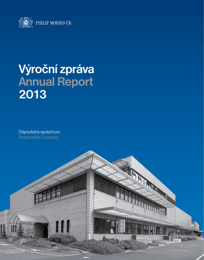 Miniature Philip Morris ČR Rapport annuel 2013