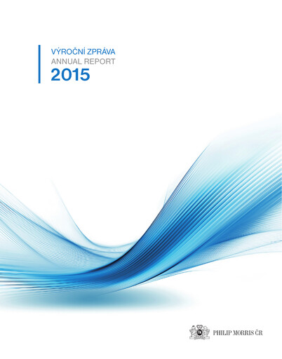 Miniature Philip Morris ČR Rapport annuel 2015