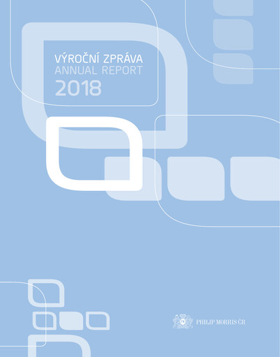 Miniature Philip Morris ČR Rapport annuel 2018