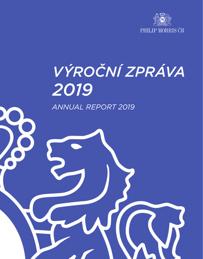 Miniature Philip Morris ČR Rapport annuel 2019