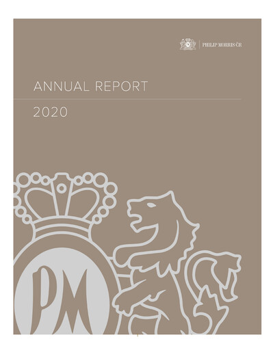 Miniature Philip Morris ČR Rapport annuel 2020