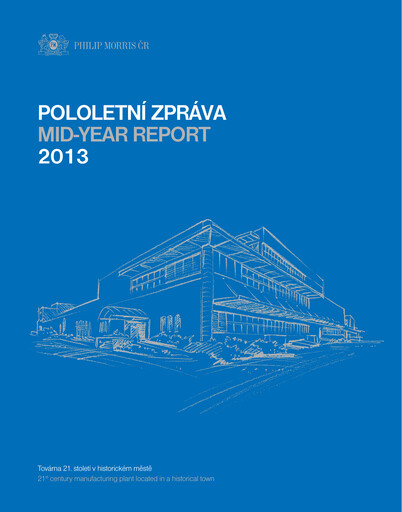 Thumbnail Philip Morris ČR Half-year Report 2013