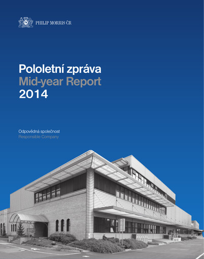 Thumbnail Philip Morris ČR Half-year Report 2014