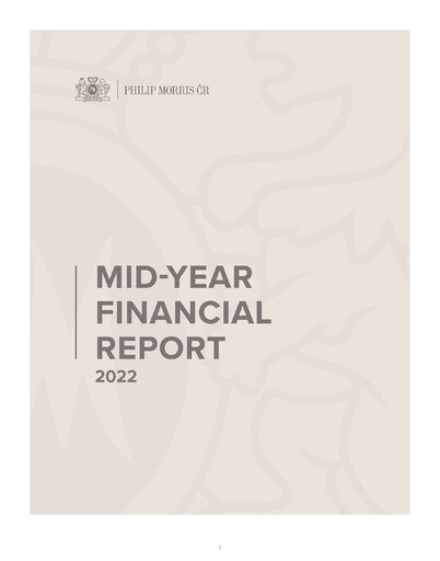 Thumbnail Philip Morris ČR Half-year Report 2022
