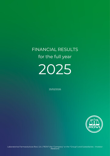 Thumbnail Laboratorios Farmaceuticos Rovi Financial Report 2025