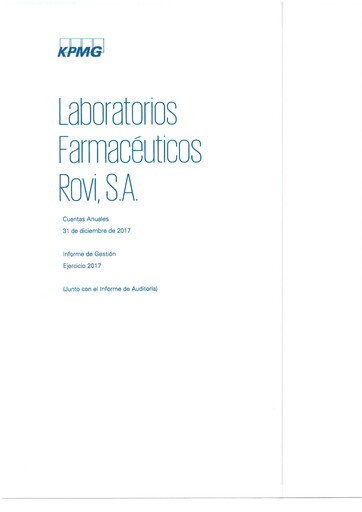 Thumbnail Laboratorios Farmaceuticos Rovi Financial Report 2017
