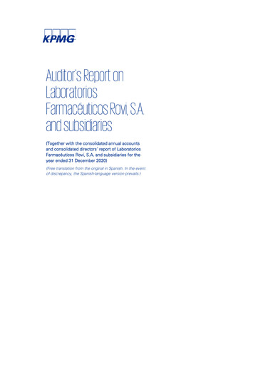 Thumbnail Laboratorios Farmaceuticos Rovi Financial Statement 2020