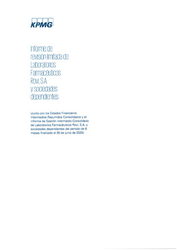 Thumbnail Laboratorios Farmaceuticos Rovi Half-year Report 2025-h1