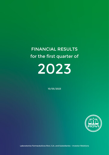 Thumbnail Laboratorios Farmaceuticos Rovi Quarterly Report 2023-q1