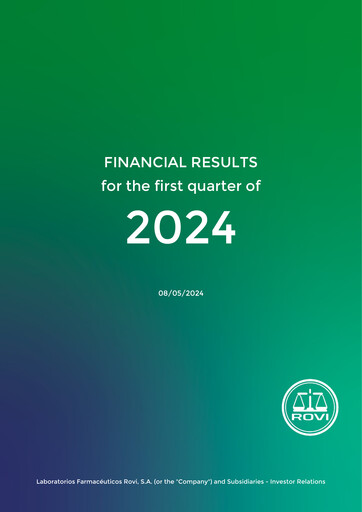 Thumbnail Laboratorios Farmaceuticos Rovi Quarterly Report 2024-q1