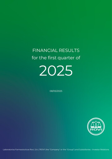Thumbnail Laboratorios Farmaceuticos Rovi Quarterly Report 2025-q1