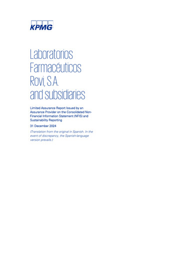 Thumbnail Laboratorios Farmaceuticos Rovi Sustainability Report 2024